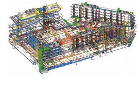 3D-Modell eines Gebäudes